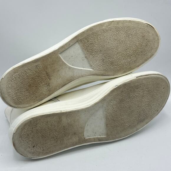 MAISON MARGIELA Stereotype High Lacquered Sneakers White Converse Sz 44 / US 10 - Picture 7 of 11